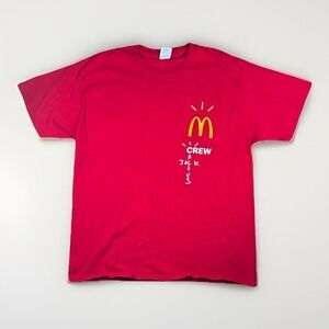 Travis Scott X McDonald's Crew T Shirt Size Large